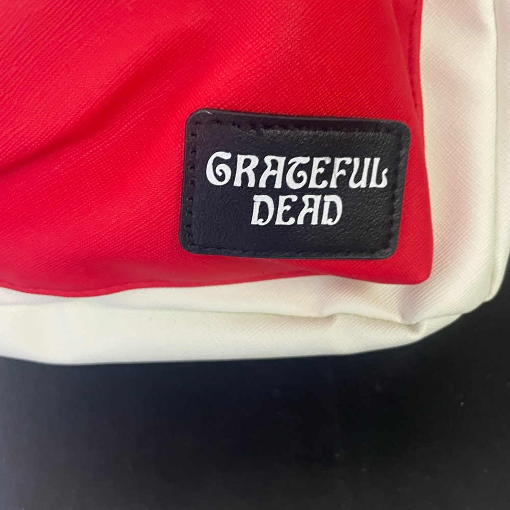 Grateful Dead Red and White Backpack with Dancing Bears.  FIRM
ON PRICE - Picture 2 of 7